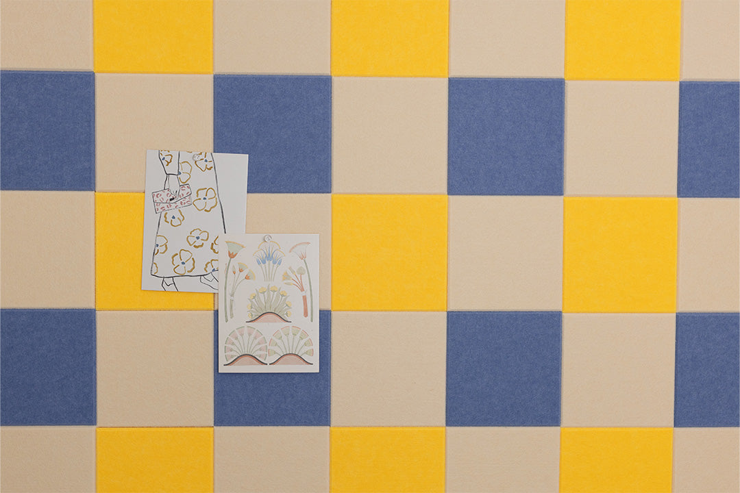 Dandelion Gingham Pinboard