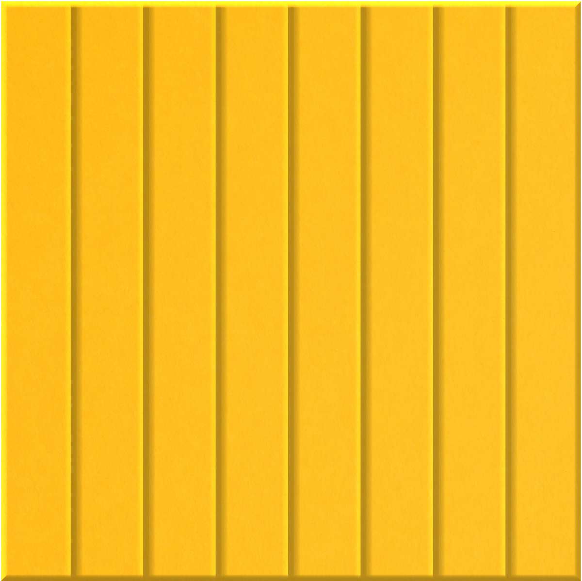 Dandelion 9mm Engraved Parallel felt sample with straight vertical grooves