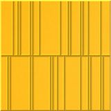 Dandelion 9mm Engraved Offset felt sample with staggered vertical grooves