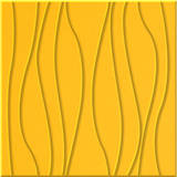 Dandelion 9mm Engraved River felt sample with wavy vertical grooves