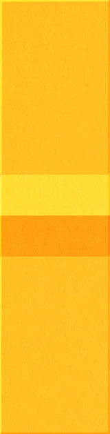 Stacked rectangular tiles in varying shades of yellow and orange arranged vertically.