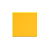 A square yellow color swatch tile with a subtle drop shadow on a plain white background.