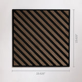 2' x 2' Wood Slat Ceiling Tiles