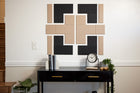 Brown and Black wall tiles