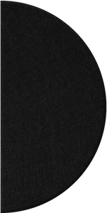 Ebony Half Circle