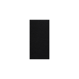 A solid black rectangular color swatch centered on a plain white background.