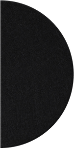 Ebony Large Half Circle