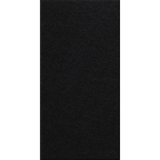 A solid black textured fabric or carpet swatch shown vertically against a white background.