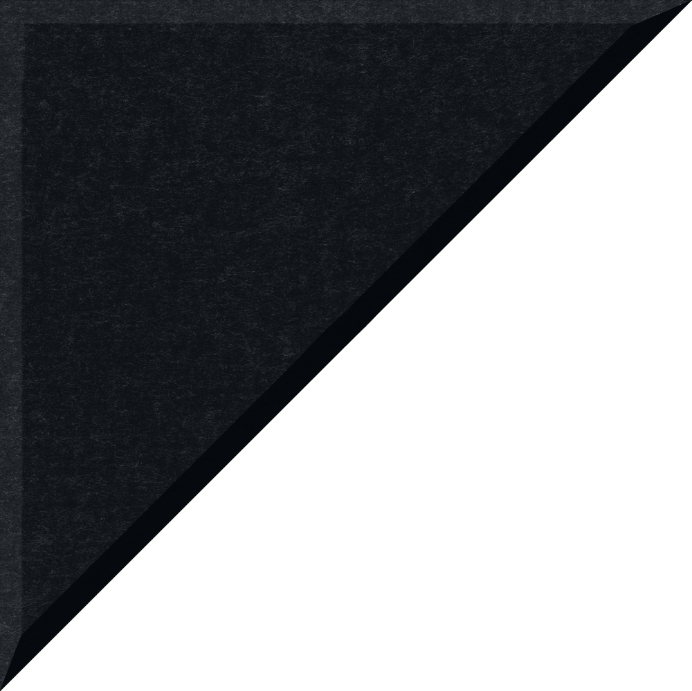 Small 90 degree triangle in Ebony