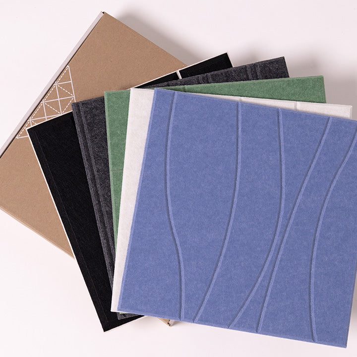 Pack of engraved samples in a variety of felt colors