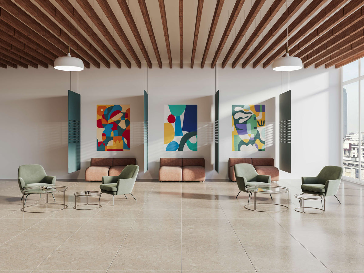 Suspended Modular Room Divider