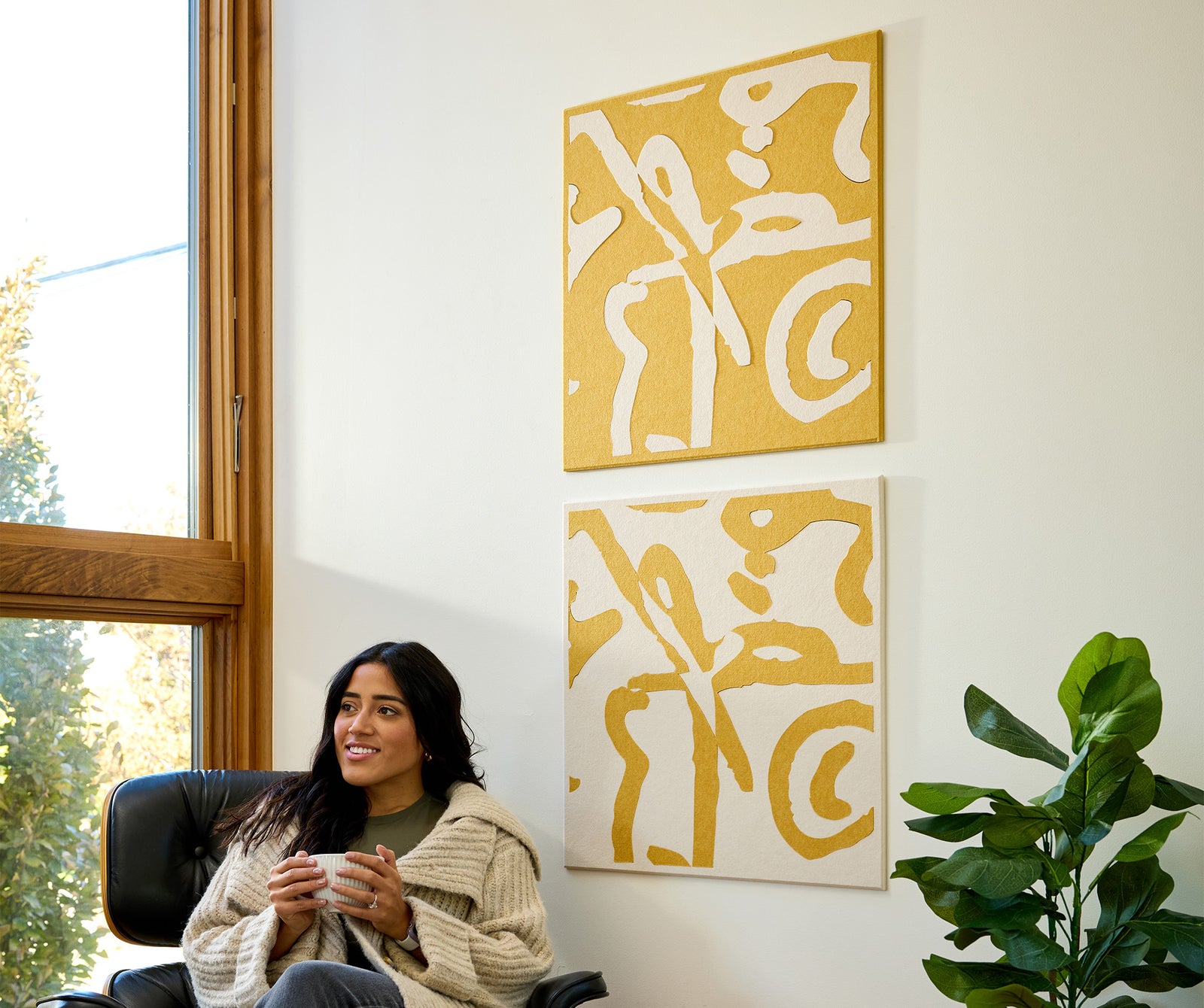 2-piece Peanuts Scribbles on wall