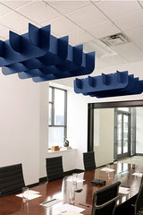fin ceiling cloud baffle