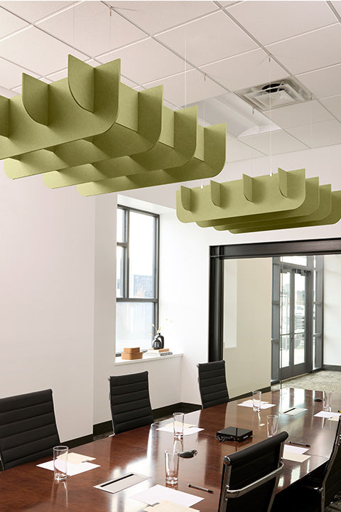 Fin Ceiling 3D Cloud Baffle