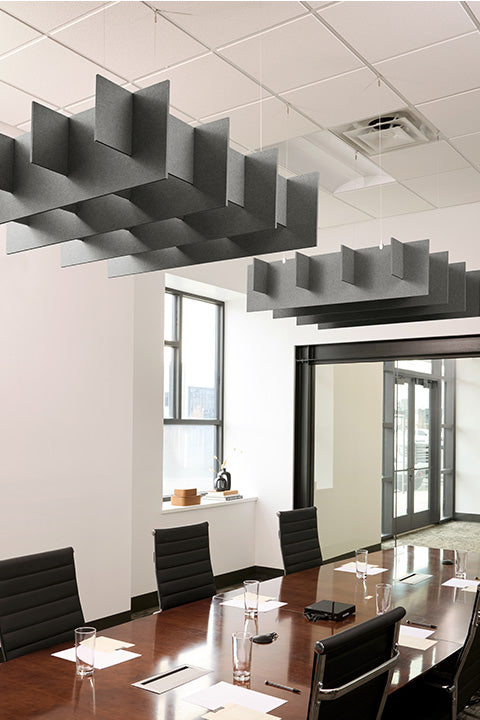 fin ceiling cloud baffle