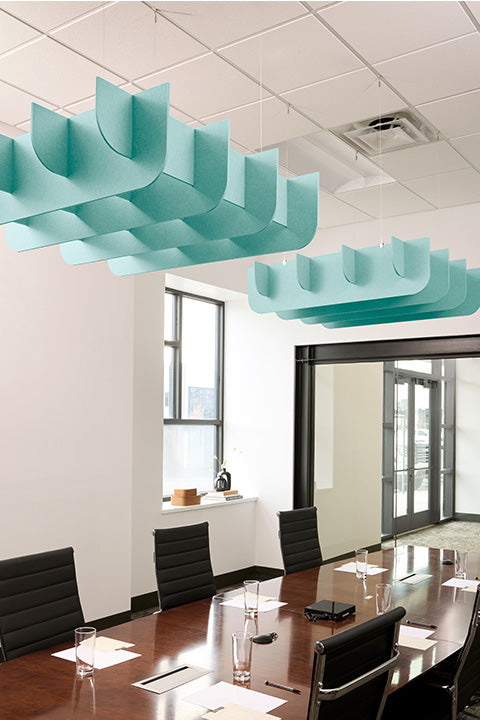 Fin Ceiling 3D Cloud Baffle