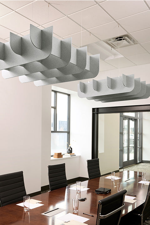Fin Ceiling 3D Cloud Baffle