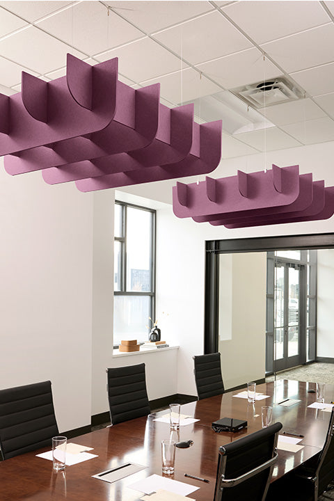Fin Ceiling 3D Cloud Baffle