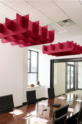 Fin Ceiling Cloud Baffle