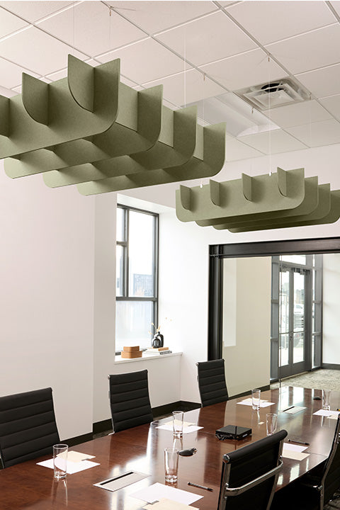 Fin Ceiling 3D Cloud Baffle