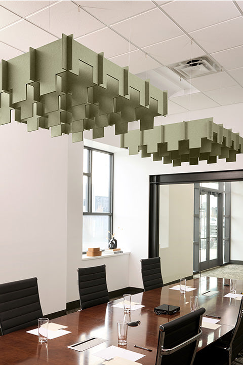 fin ceiling cloud baffle