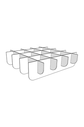 Fin Ceiling Cloud Baffle