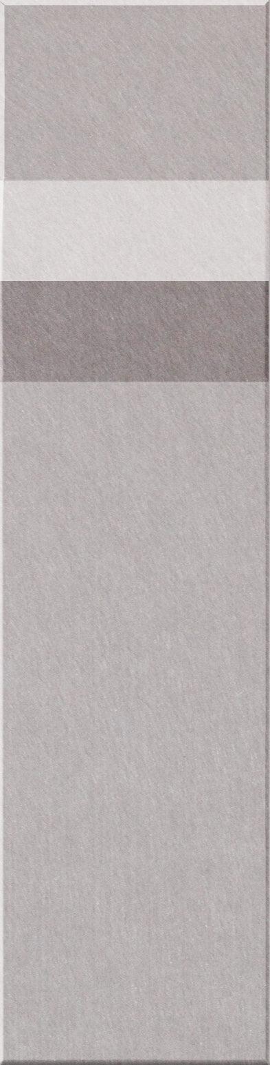 Four rectangular tiles in alternating gray and white shades with textured surfaces arranged vertically.