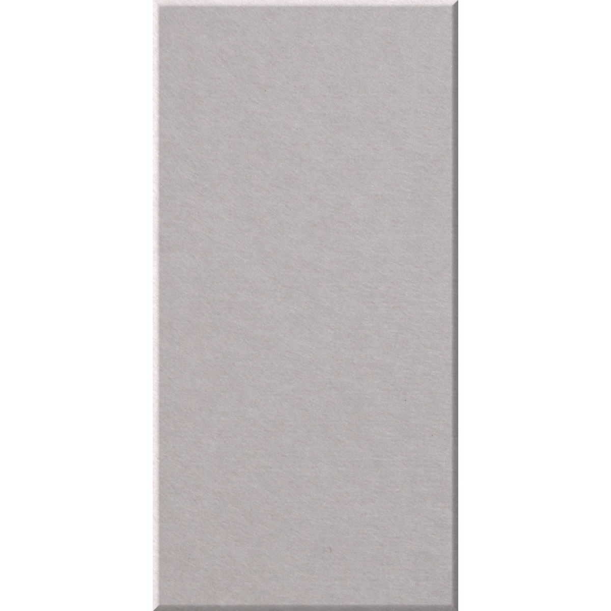 A vertical rectangular panel with a light gray textured surface, shown against a white background.
