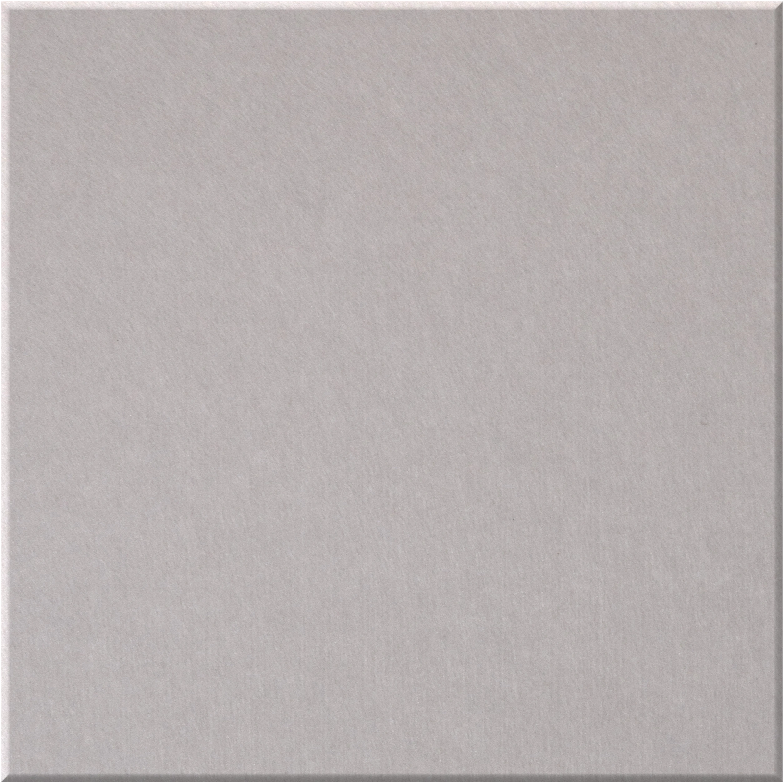 Light gray square tile with a slightly textured matte finish surface.