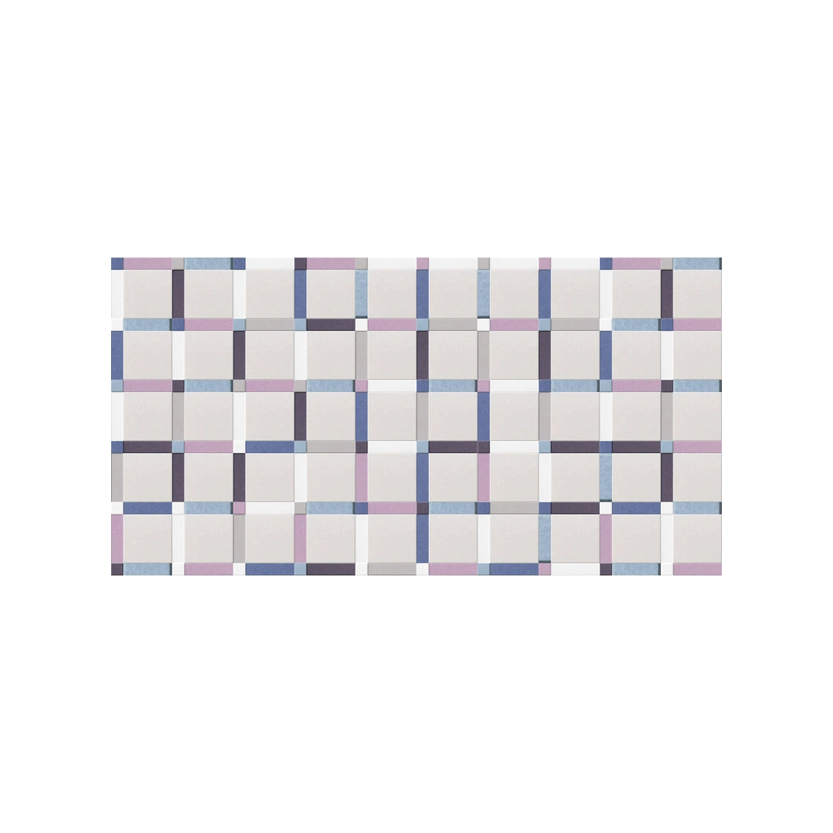 Web image of geometric wall art in calming colors