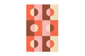 Multicolor 70s Felt Right design made from sound-dampening acoustic felt panels