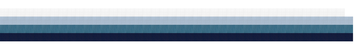 Horizontal striped pattern transitioning from light blue to teal to dark navy blue.