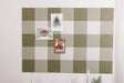 Green Gingham Pinboard