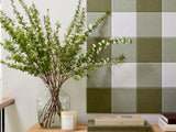 Green Gingham pinboard for home
