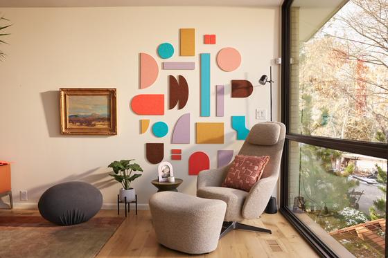 Shape Play Heatwave Wall Art