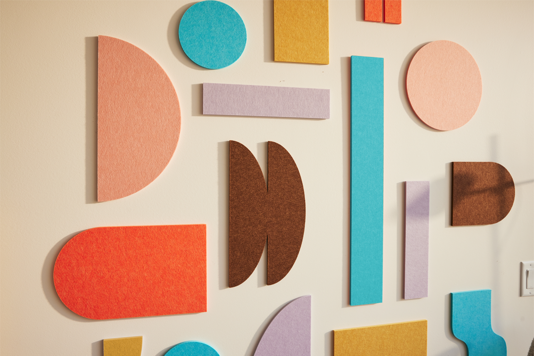 Shape Play Heatwave Wall Art