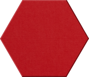Scarlet Hex Tile