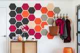 hexagon wall art