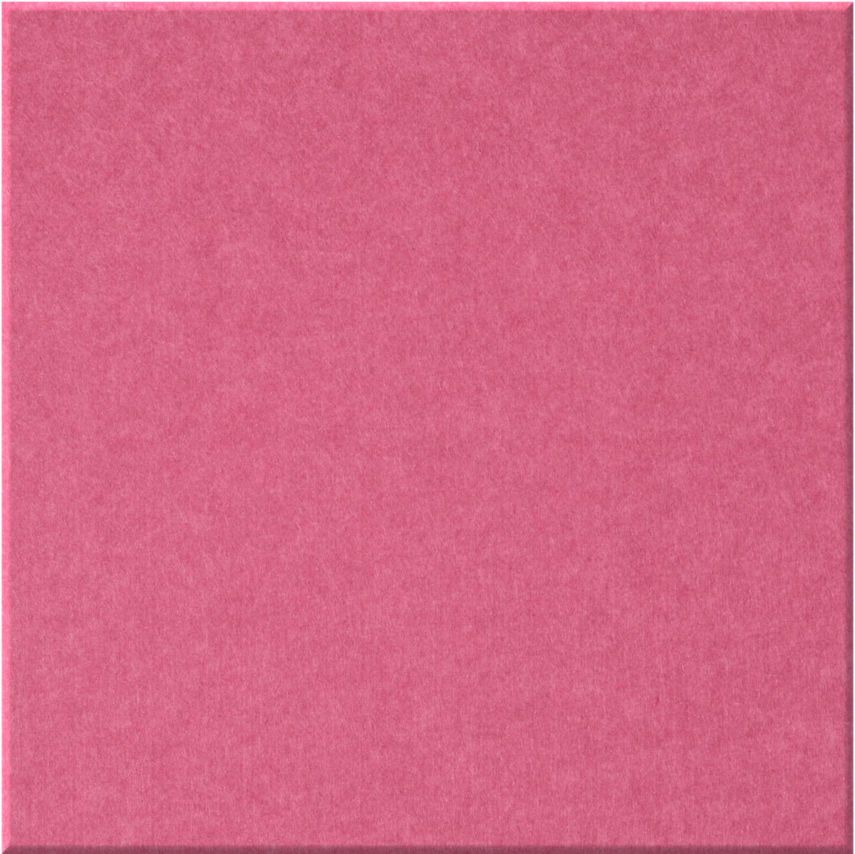 Pink square tile with matte finish and subtle texture.