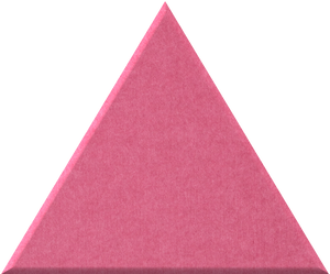 Hot Pink Large Triangle