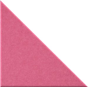 Hot Pink 90° Triangle