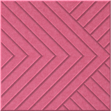 Hot Pink 9mm Engraved Converge felt sample with chevron grooves