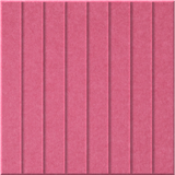 Hot Pink 9mm Engraved Parallel felt sample with straight vertical grooves