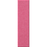 A vertical rectangular pink textured strip on a plain white background.