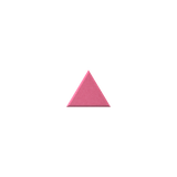 Hot Pink triangle on a white background.