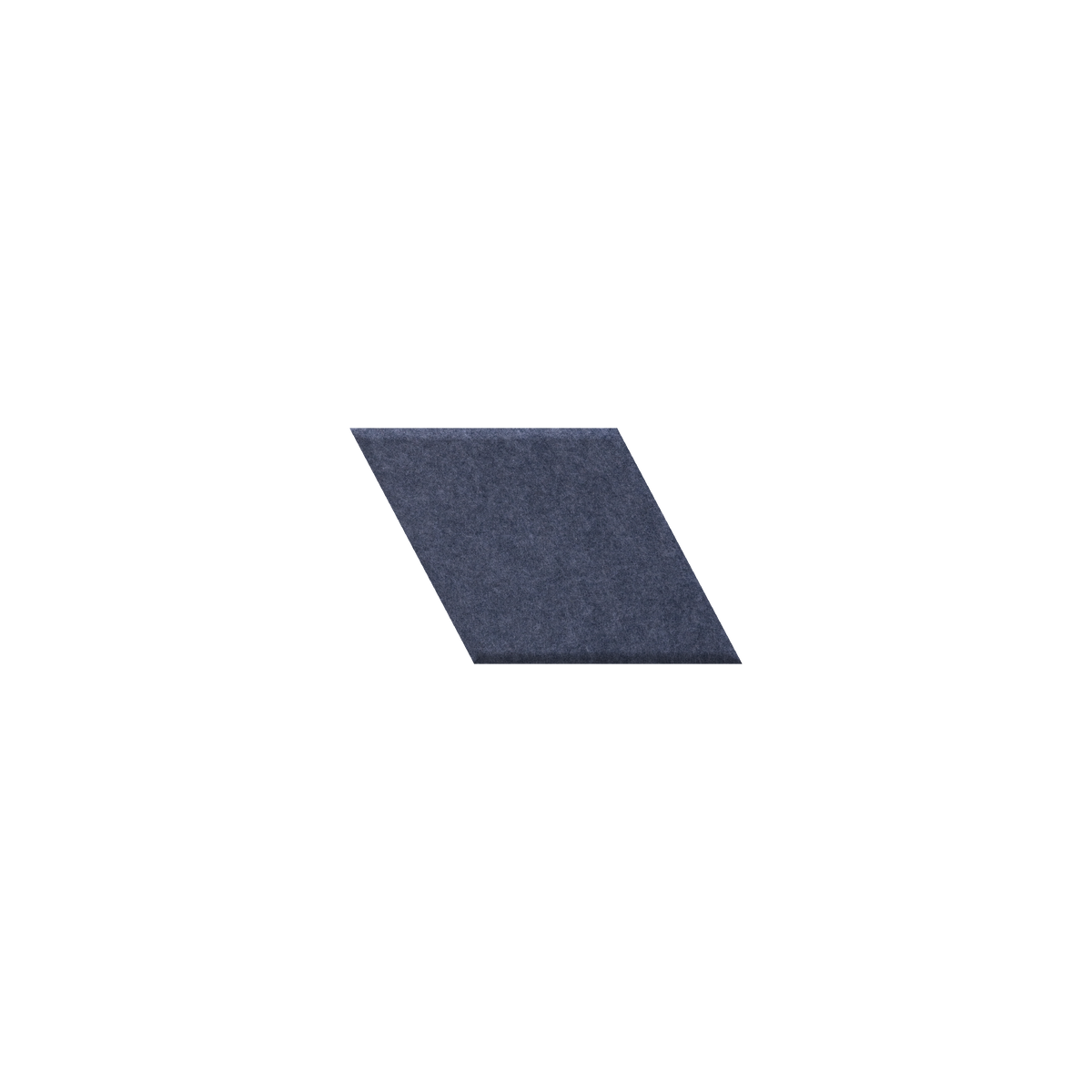 Blue diamond on a white background.
