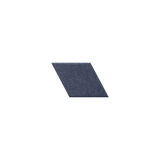 Blue diamond on a white background.