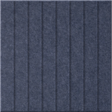 Indigo 9mm Engraved Parallel felt sample with straight vertical grooves