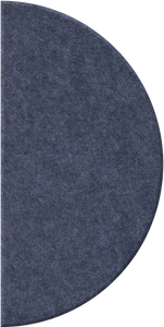 Indigo Large Half Circle