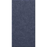 A rectangular navy blue textured fabric or carpet swatch centered on a plain white background.